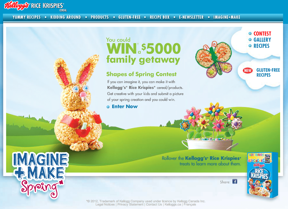 Kelloggs Shapes of Spring Contest