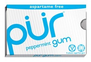 PUR peppermint gum