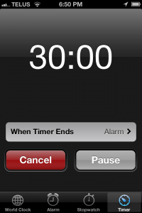 30 minute timer