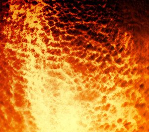 liquid hot magma