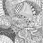 Full page Zentangle